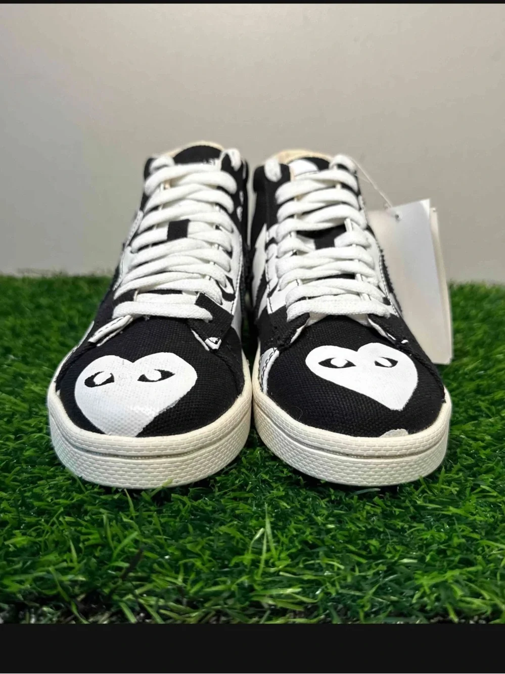 Converse x Comme des Garçons CDG Play Pro Leather Black White